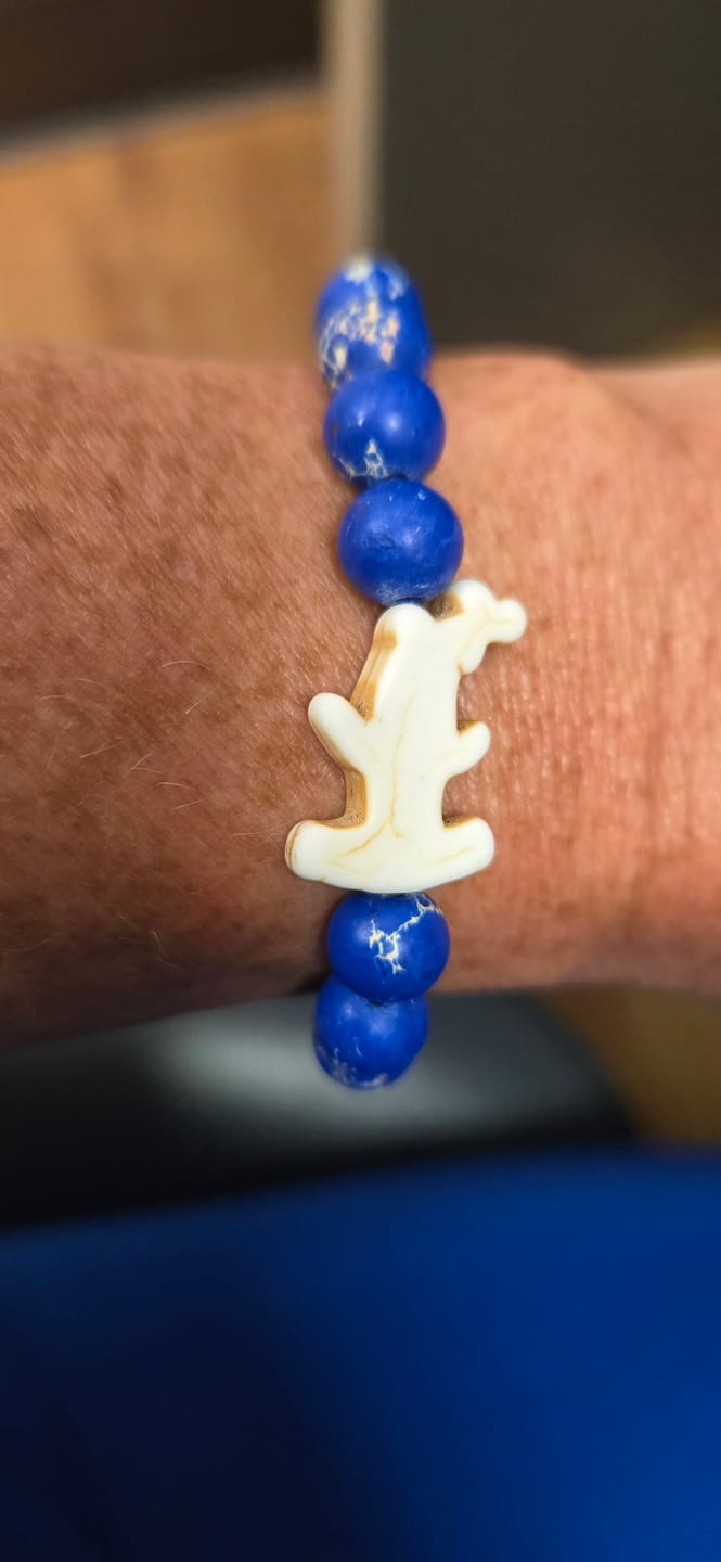 Customer photo review of The Shark Week Bracelet