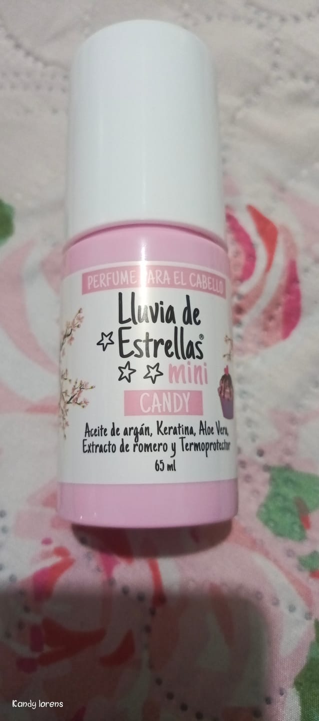 Customer photo review of PERFUME PARA CABELLO MINI CANDY