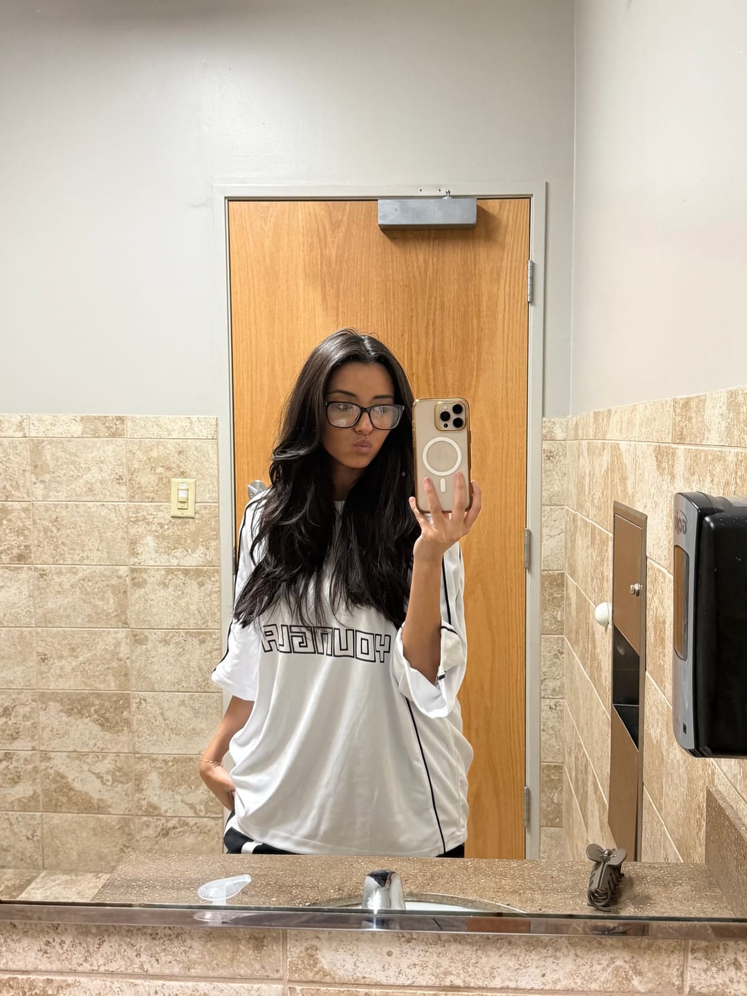 Customer photo review of W4329 Oversized Soccer Jersey
