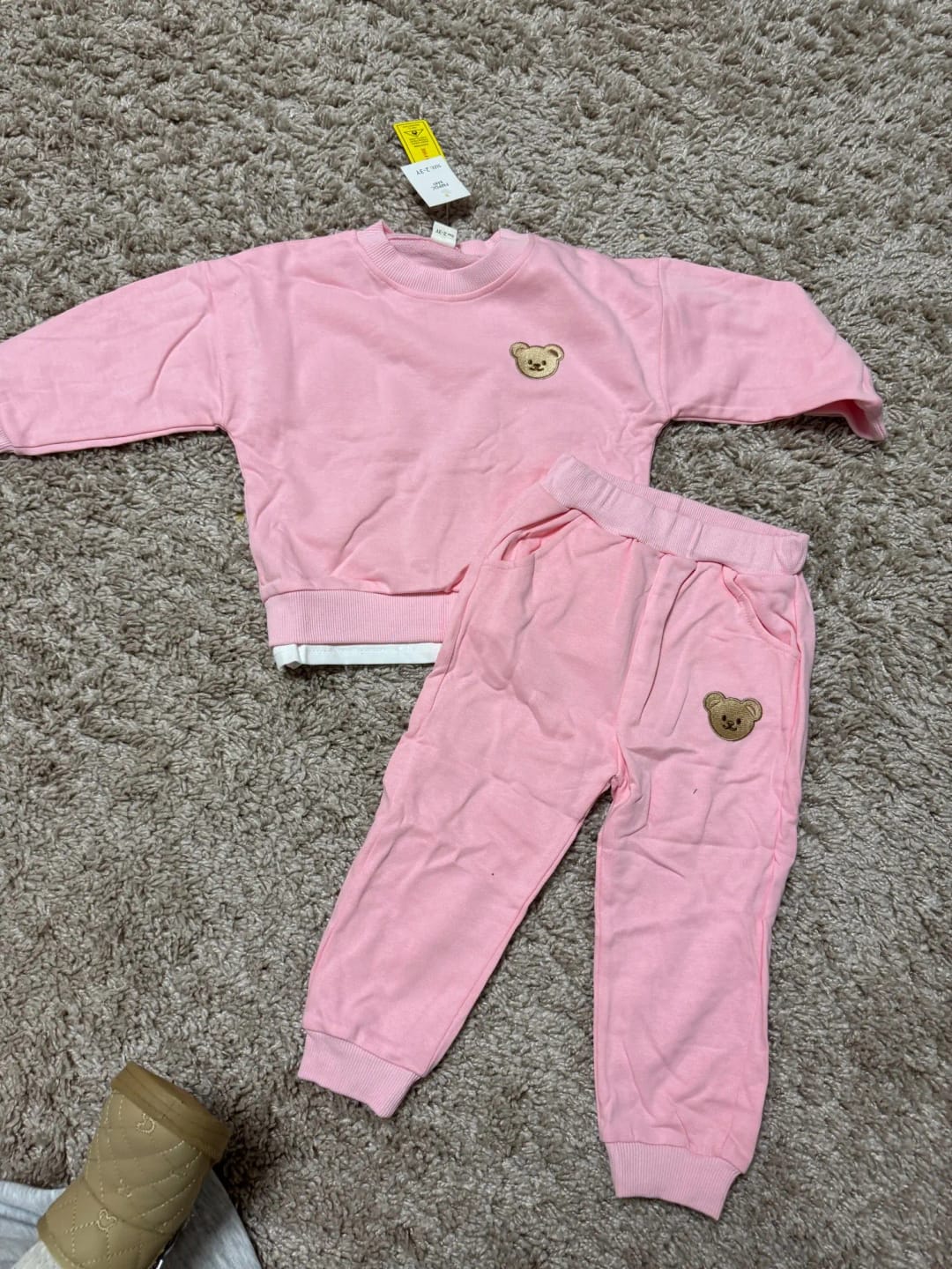 Customer photo review of Teddy Bear Jogger Set