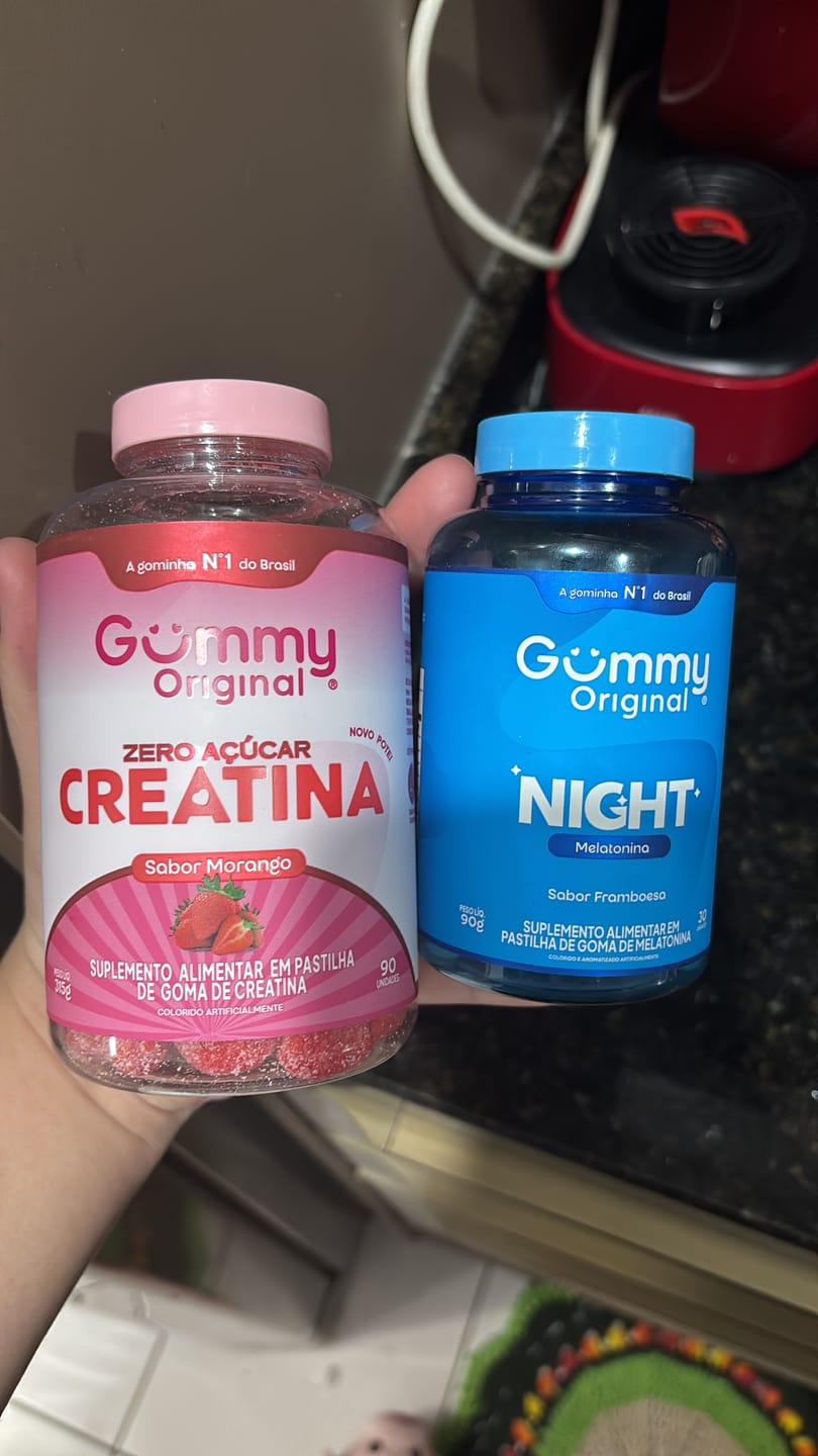 Customer photo review of Gummy® Creatina Morango 315g (UN)