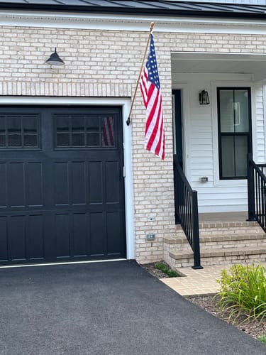 Customer photo review of 3' x 5' American Flag Set