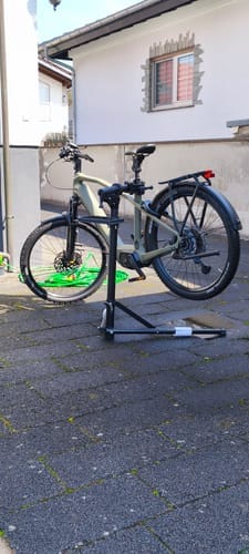 Customer photo review of Fahrrad Montageständer 50 kg