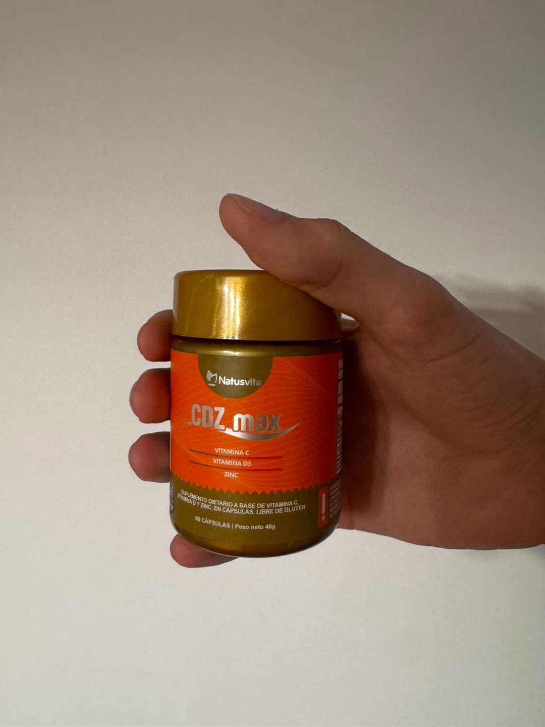 Customer photo review of CDZ Max (Vitamina C + Vitamina D + Zinc)