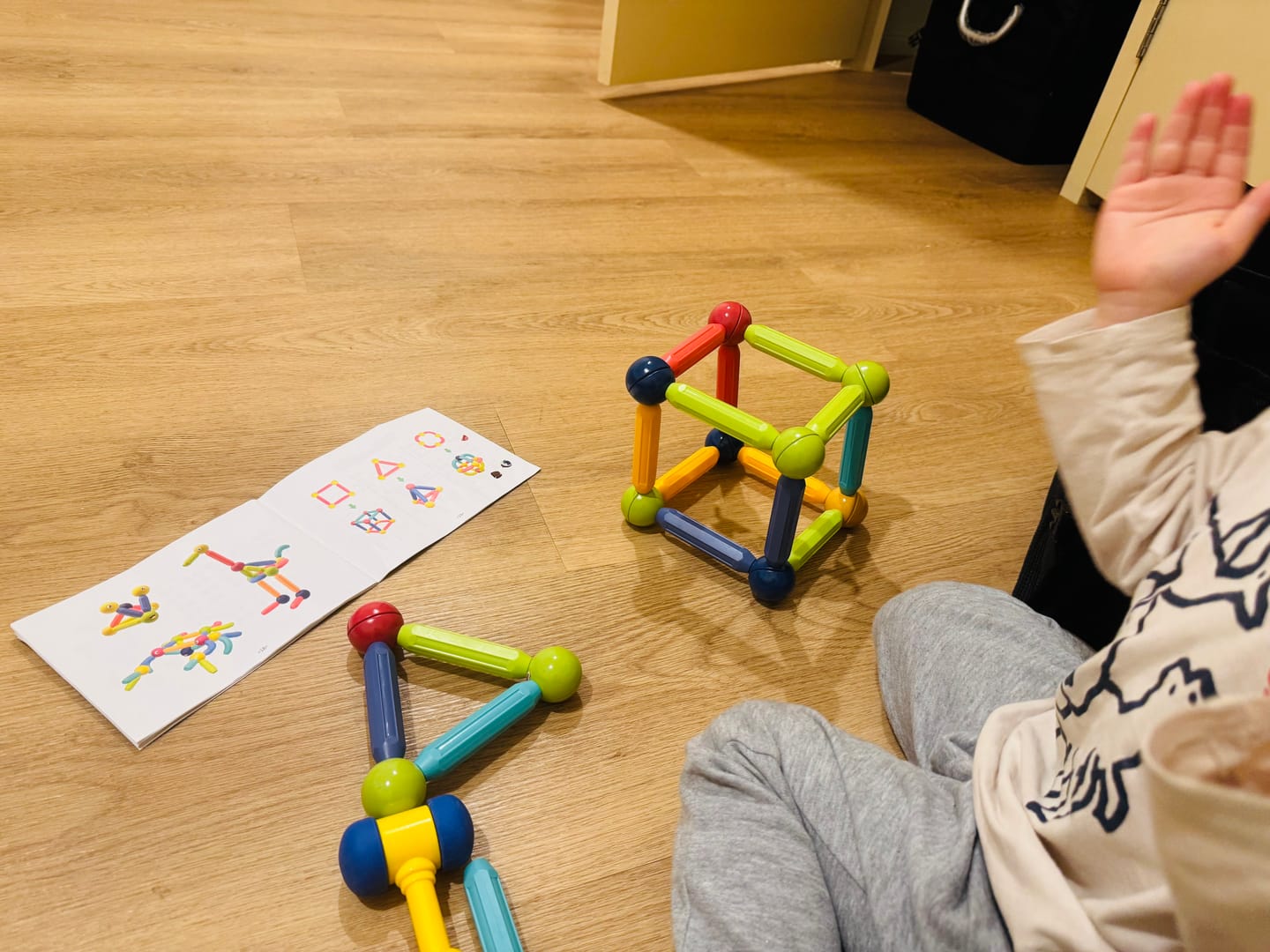 Customer photo review of Kebo Magnetic Sticks Building Set 108 Pieces