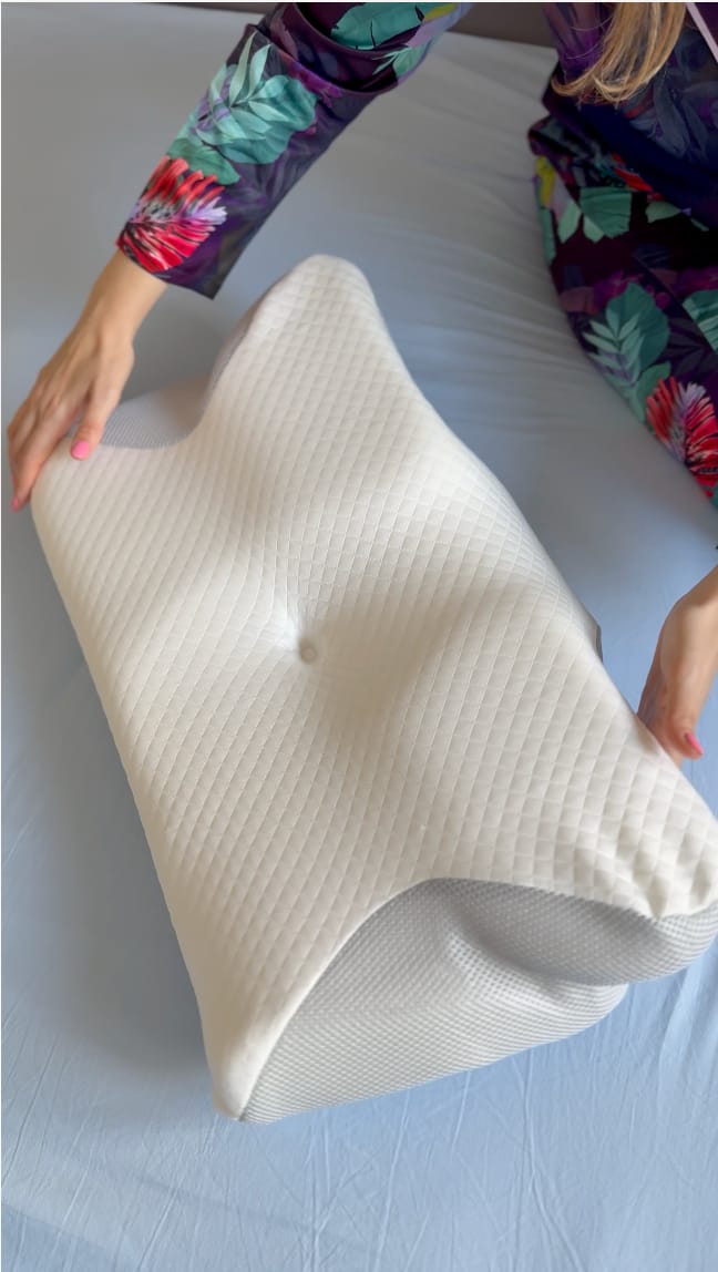 Customer photo review of Oreiller ErgoCervical – Dormez mieux, réveillez-vous sans tensions