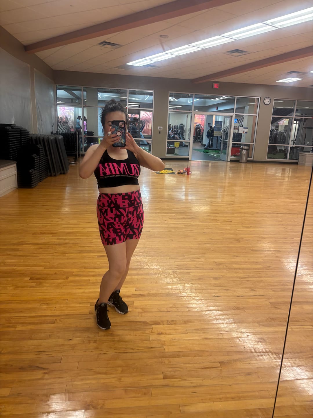 Customer photo review of Ultrabright High Waisted ZW Biker Shorts