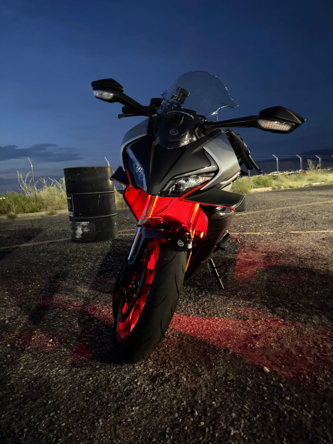 Customer photo review of Easy Install Moto LED Light Kit