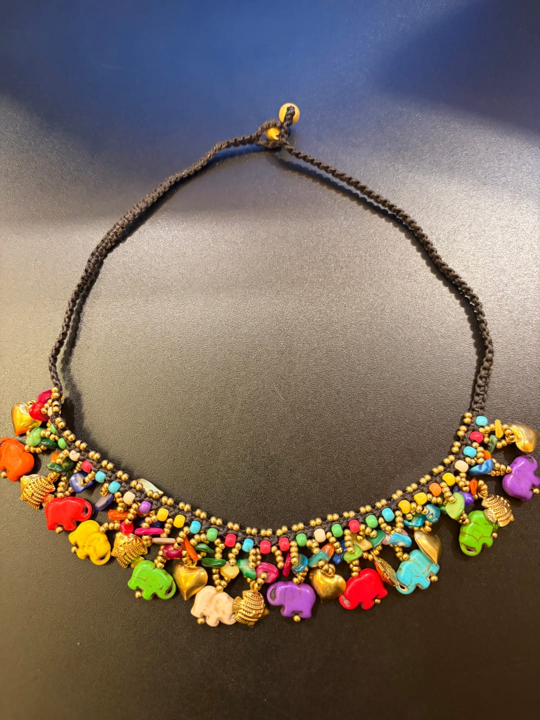 Customer photo review of Vintage Elephant Pendant Necklace