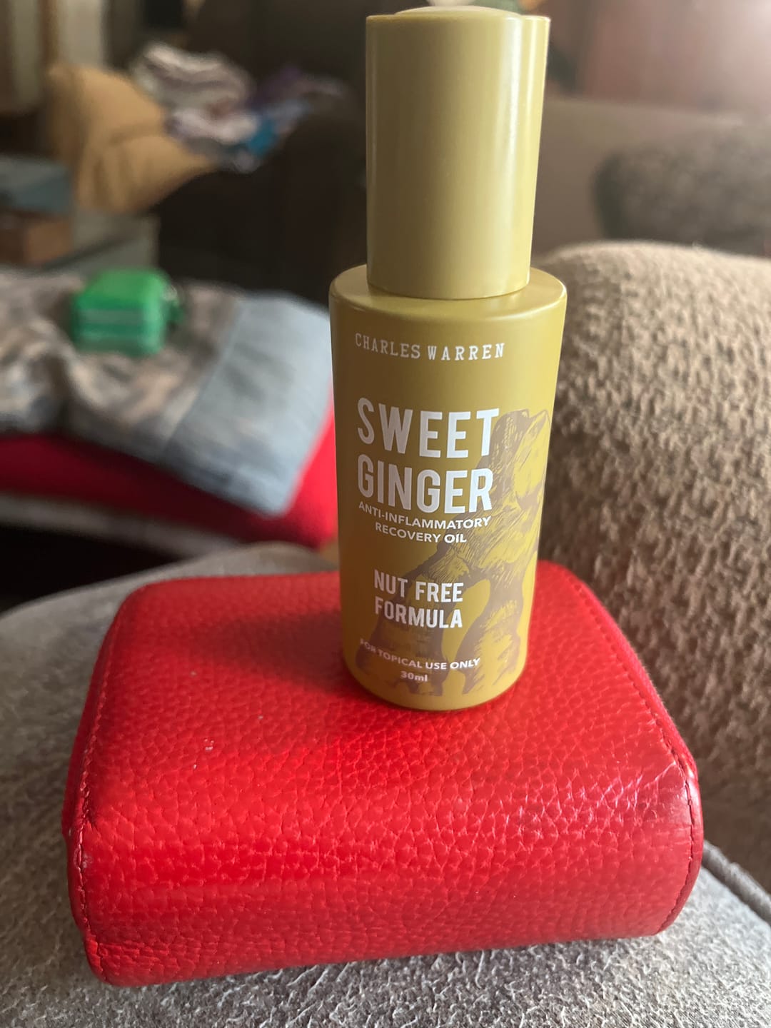 Customer photo review of [Nut-Free] Sweet Ginger Dry Oil for Sensitive Skin