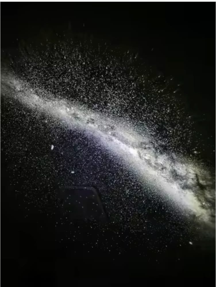 Customer photo review of Velora Galaxy Projector