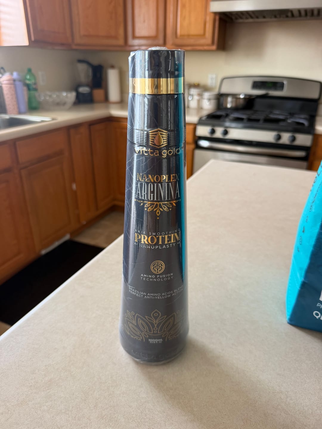 Customer photo review of Nanoplex Arginina™ Alisador de Cabello con Proteína Nanoplastia 1L/1000ml (33.8 fl. oz)