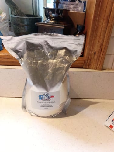 Customer photo review of Hand Harvested / Organic Qualified Salt