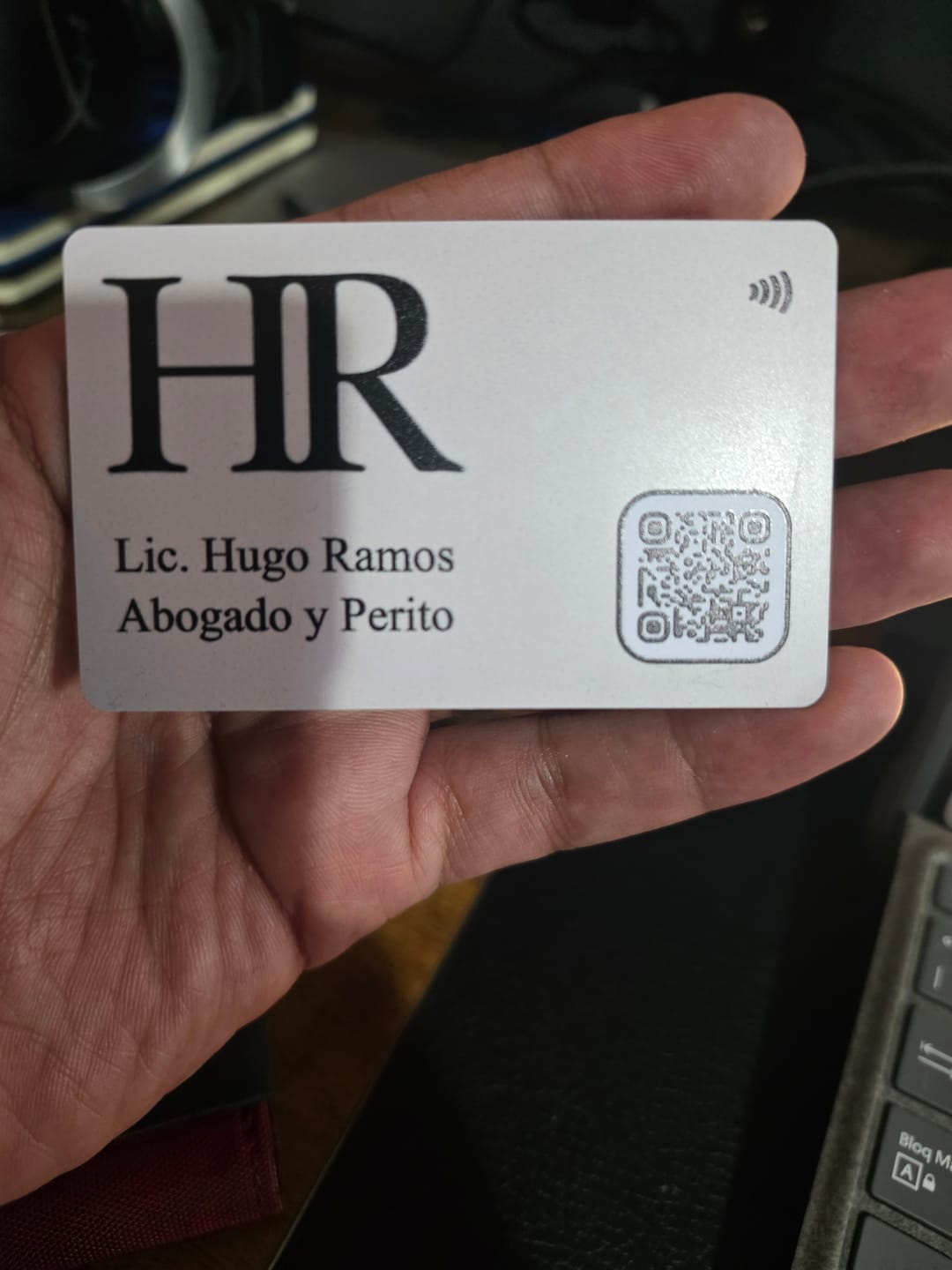 Customer photo review of Tarjeta Personalizada
