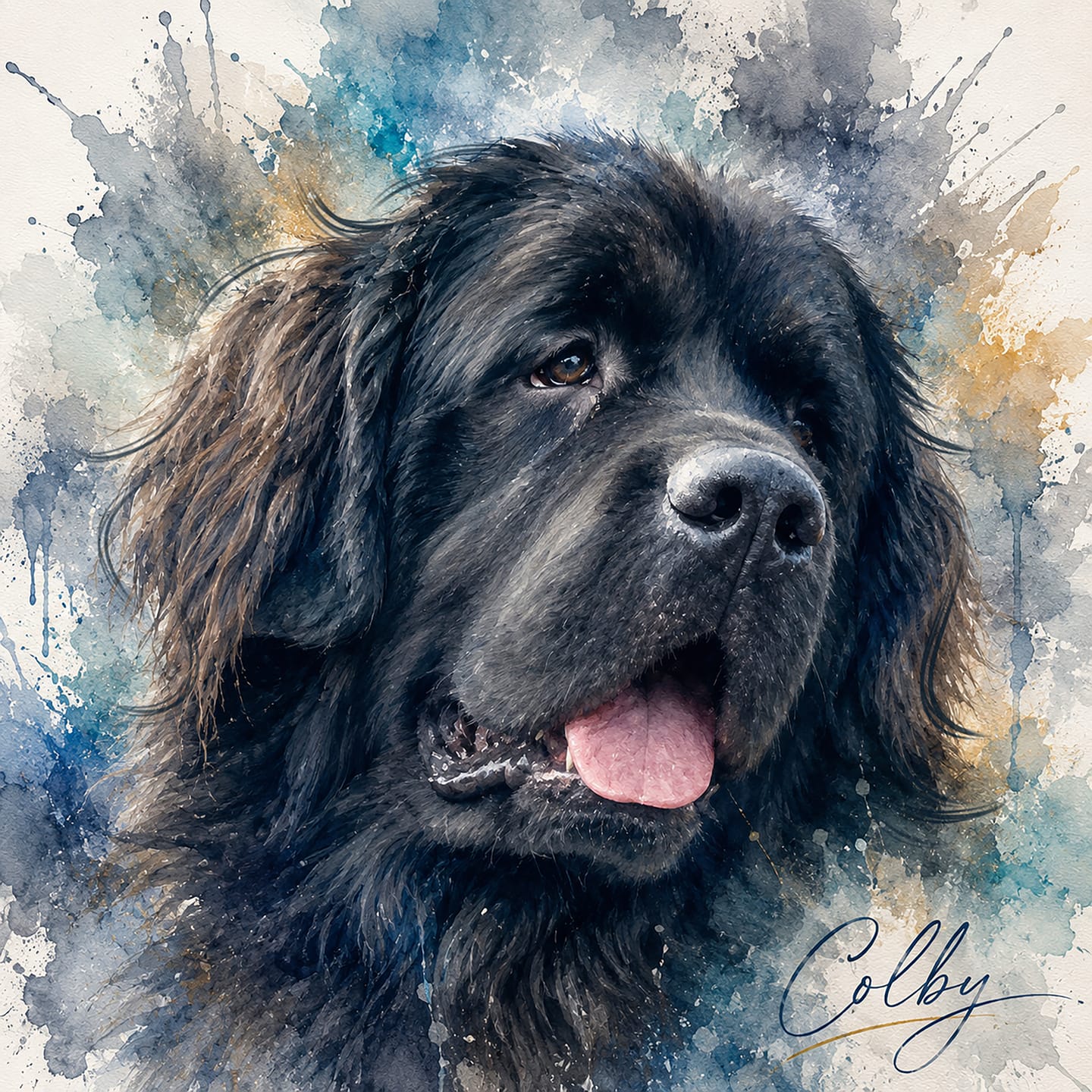 Customer photo review of Pet Art Canvas Print