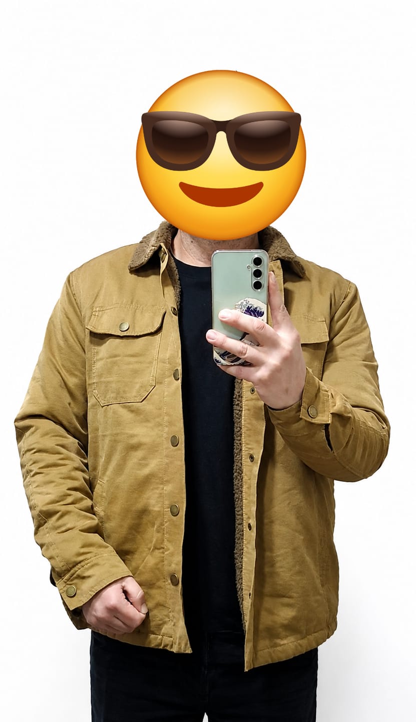 Customer photo review of Chaqueta Beige Hombre Wax