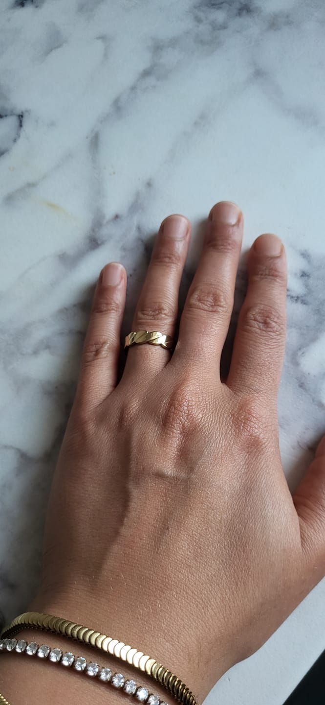 Customer photo review of Hillary Ring