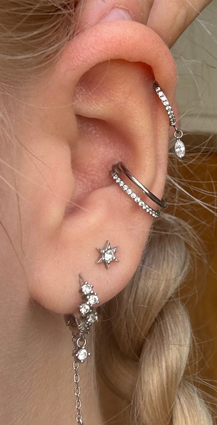Customer photo review of Donna Piercing | Titan