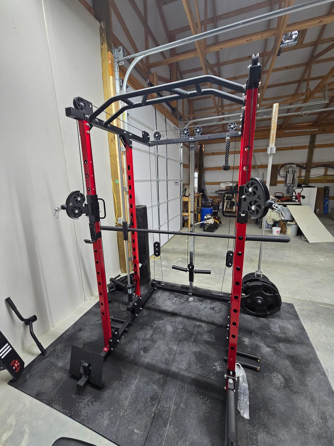Customer photo review of EVOLPOW M2D Brute All-in-One Smith Machine Home Gym
