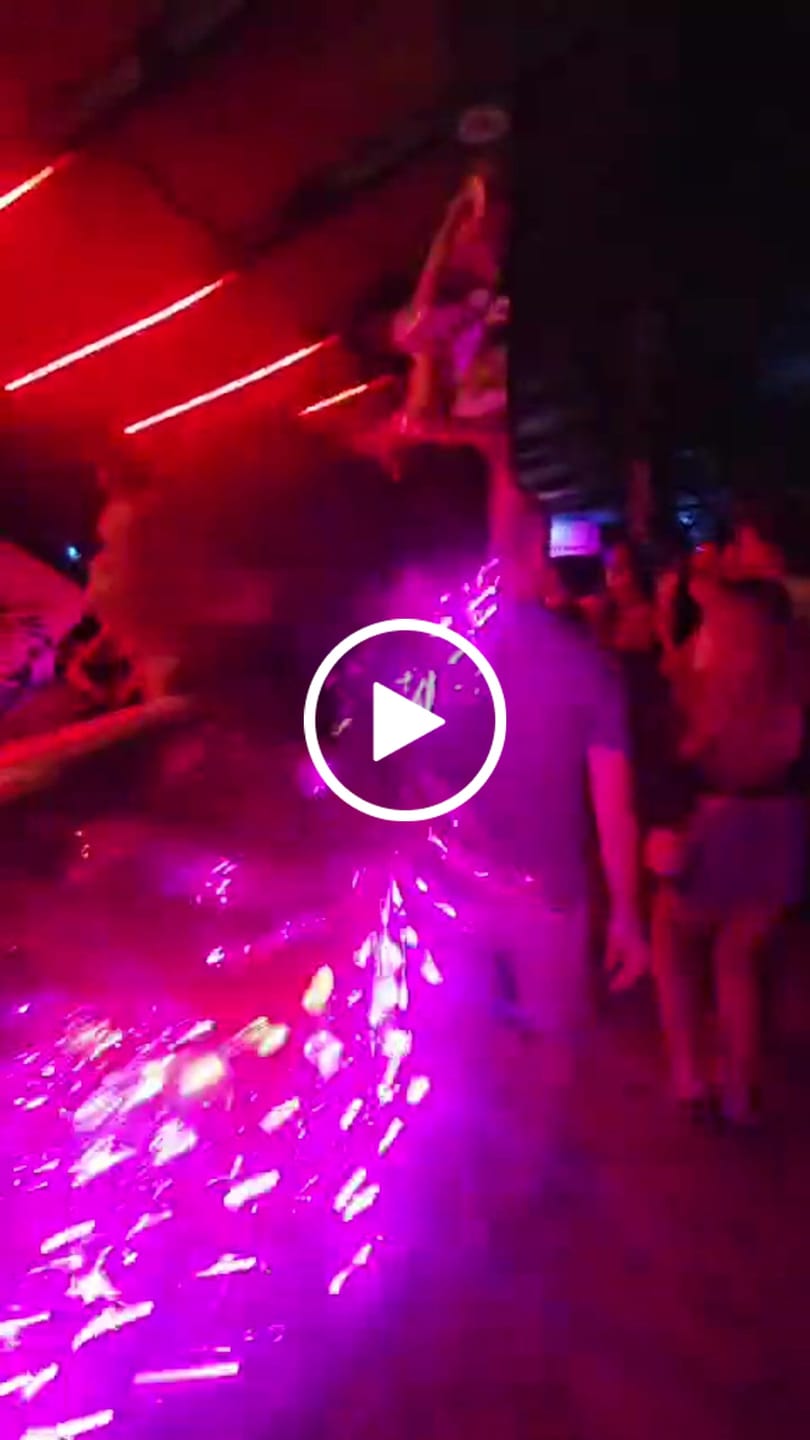 Customer video review of LED Fringe Sequin Jacket