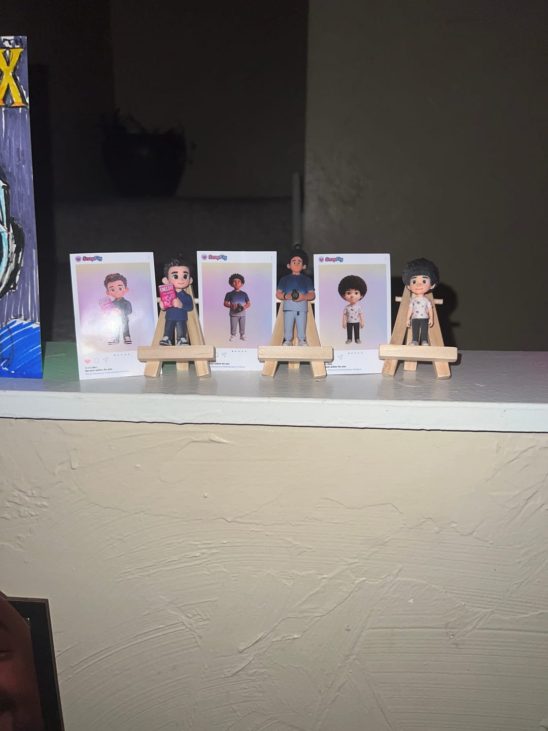 Customer photo review of Custom 3D Figure Keychain