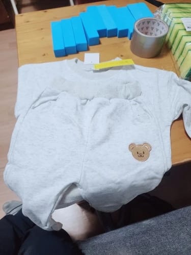 Customer photo review of Teddy Bear Jogger Set