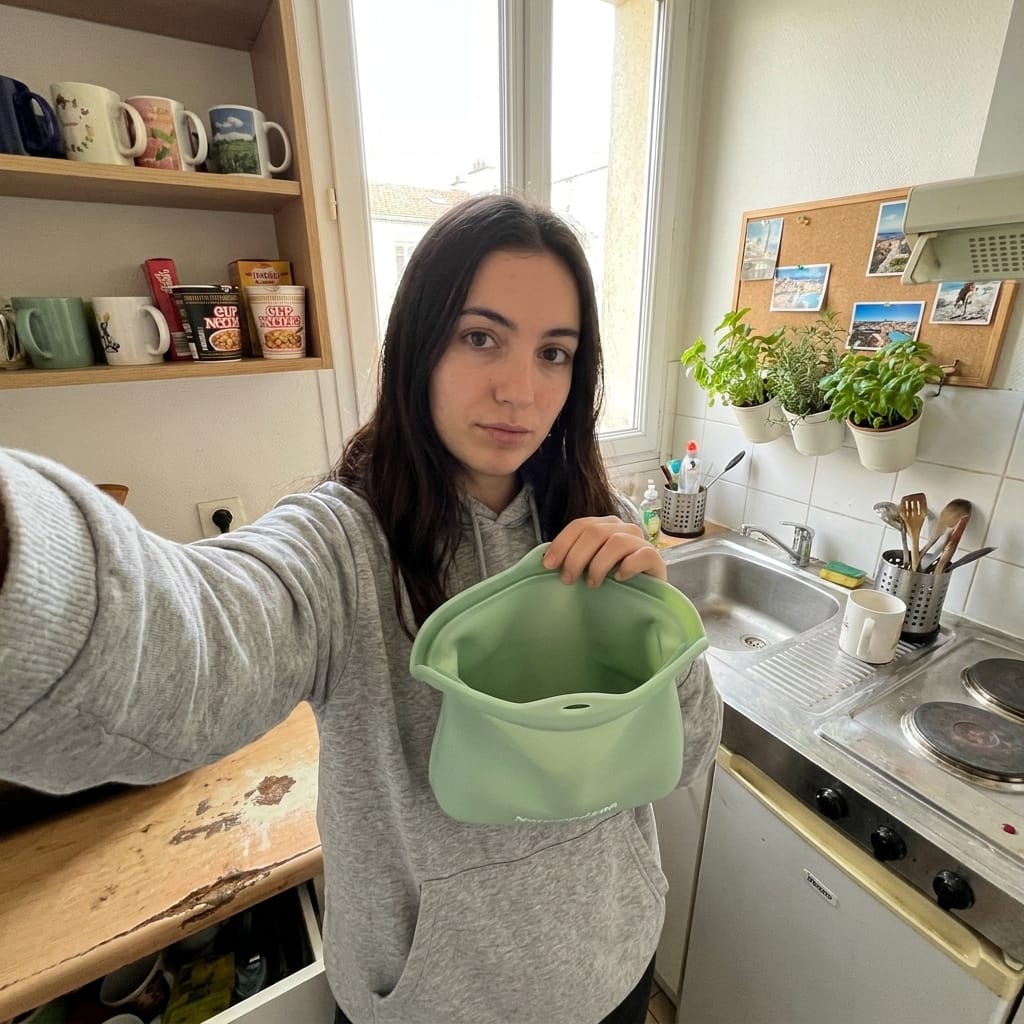 Customer photo review of Freshy™ | 1 Sac Réutilisable Qui Remplace 1 000 Sacs Plastique (1 Litre)
