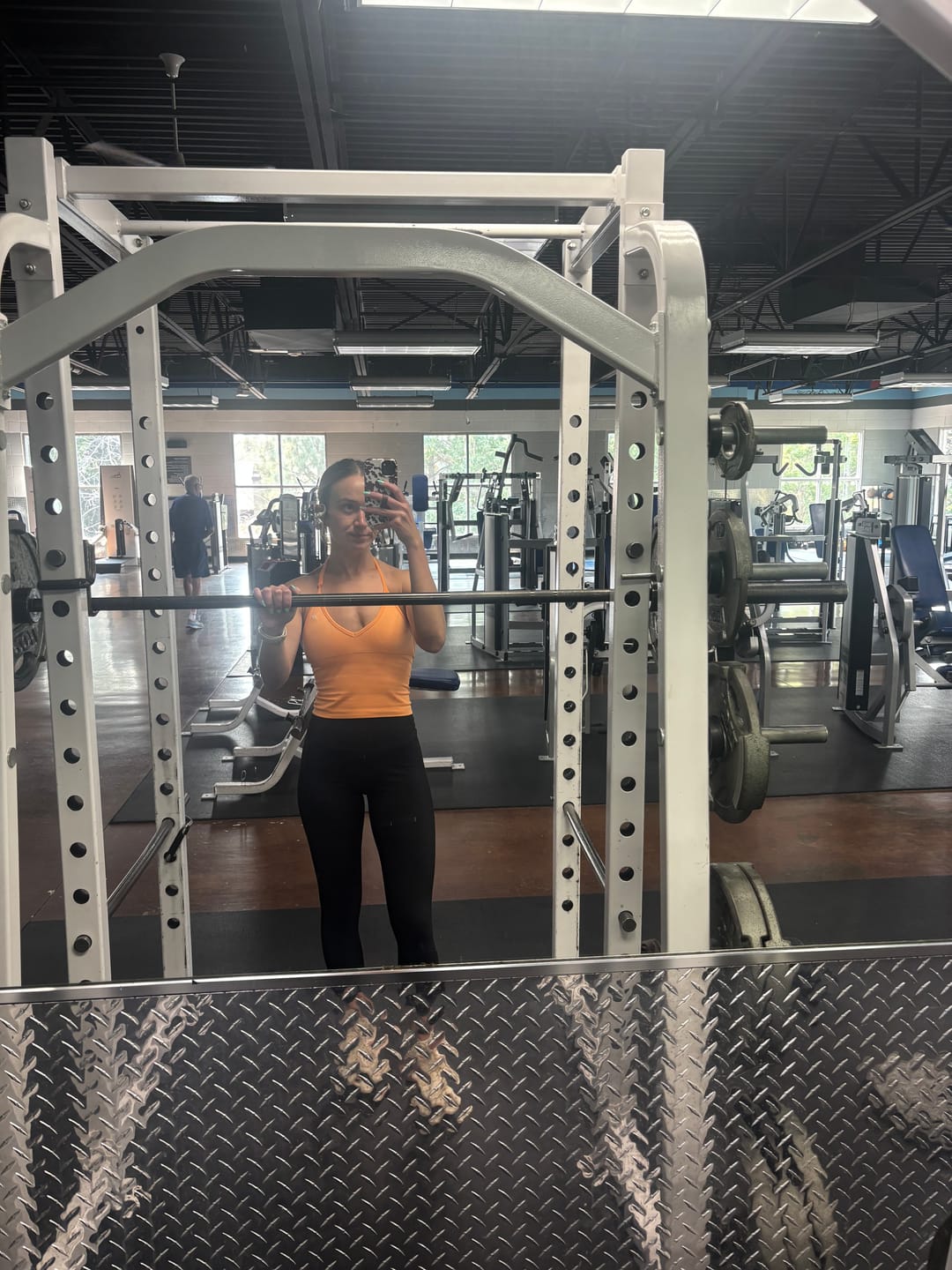 Customer photo review of W4347 Pulse Seamless Halter Tank