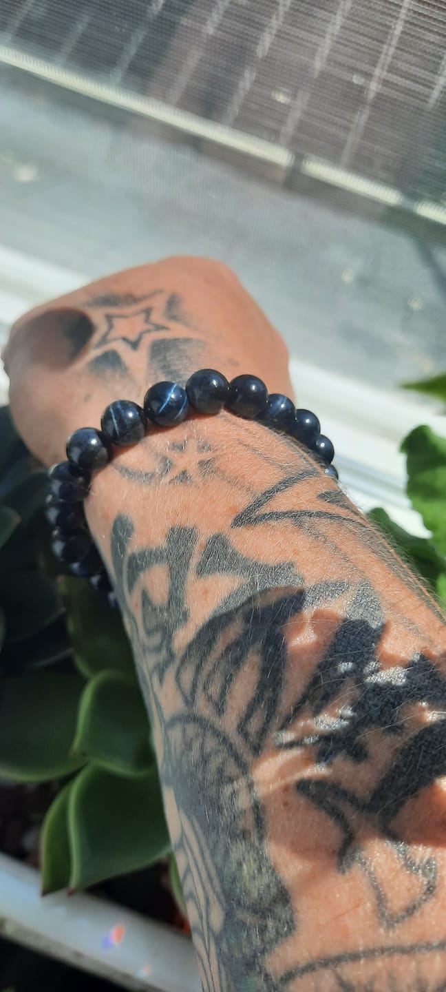 Customer photo review of Tiger Eye Crystal Bracelet