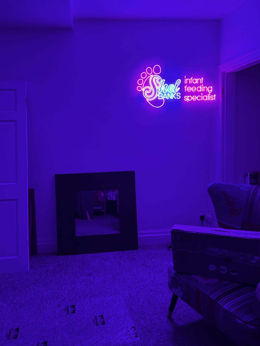 Customer photo review of Custom Sign: Shel BANKS
