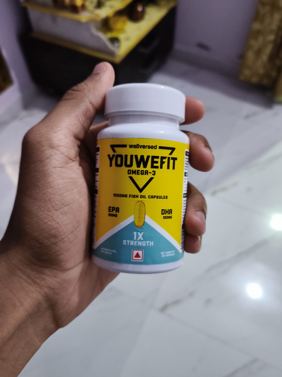 Customer photo review of YouWeFit Omega-3 Fish Oil (60 Capsules), 1000mg