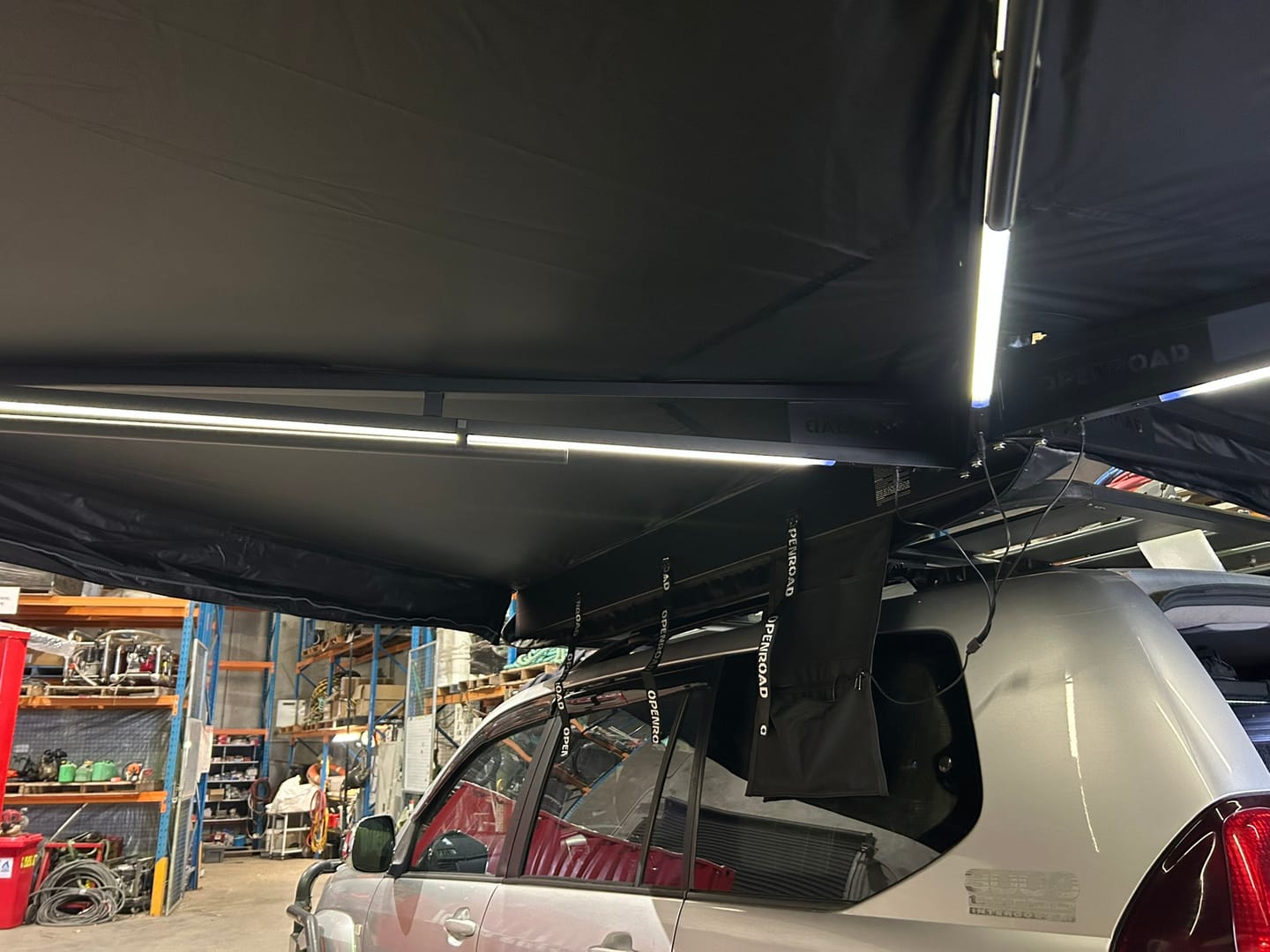 Customer photo review of OPENROAD  270 Free Standing Awning for Camping