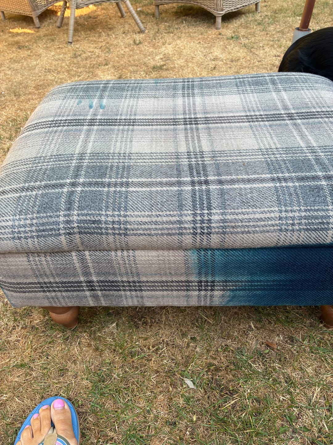 Customer photo review of Fabric Paint -- Dark Blue