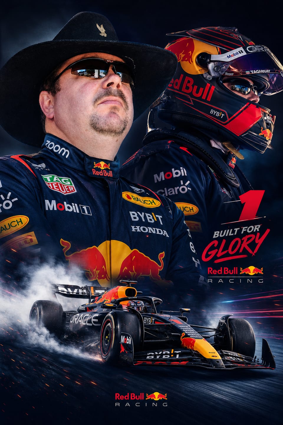 Customer photo review of Custom F1 Racing Portrait