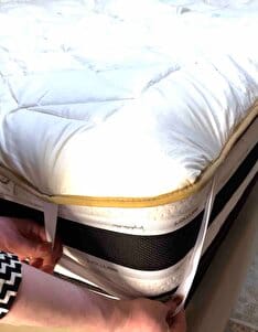Customer photo review of 140x200 Yün Yatak Pedi  2,5 KG Merinos Kuzu Yünü