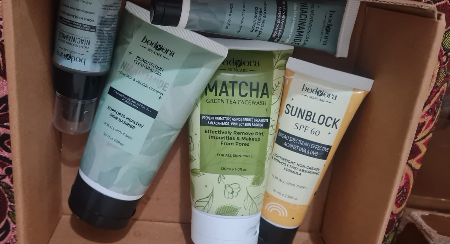Customer photo review of Pigmentation Bundle