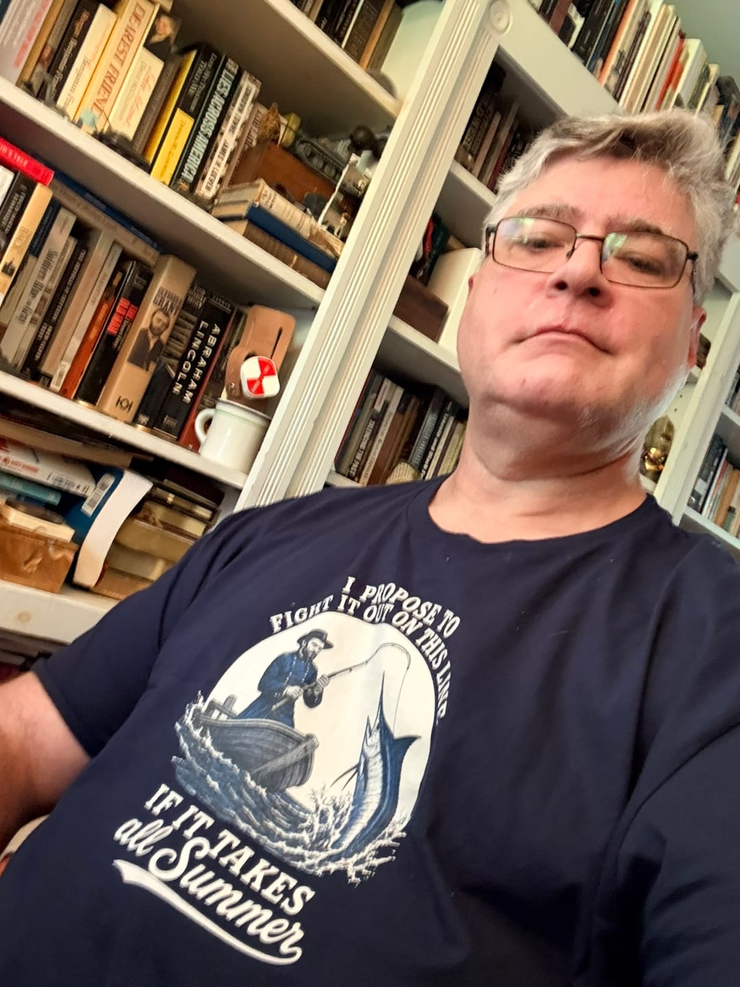 Customer photo review of I Propose To Fight It Out - U. S. Grant T-shirt