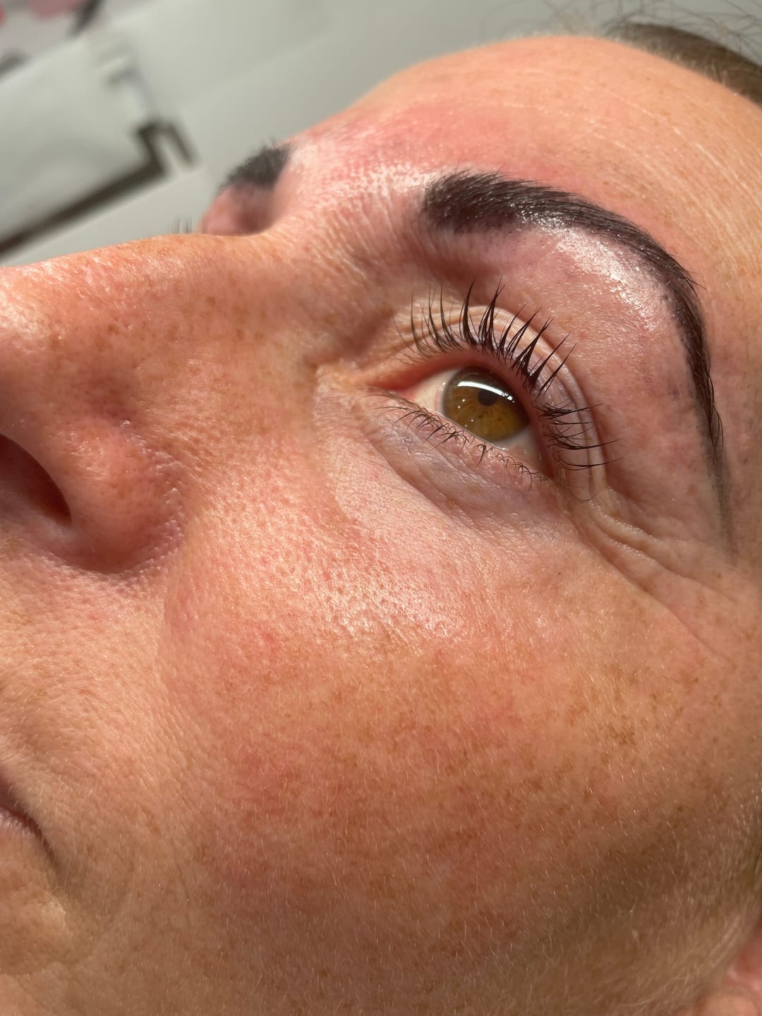 Customer photo review of Pure Care Lash & Brow Lift Pack