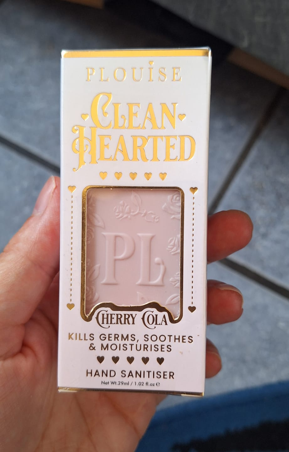 Customer photo review of Clean Hearted Hand Sanitizer Spray (29ml)