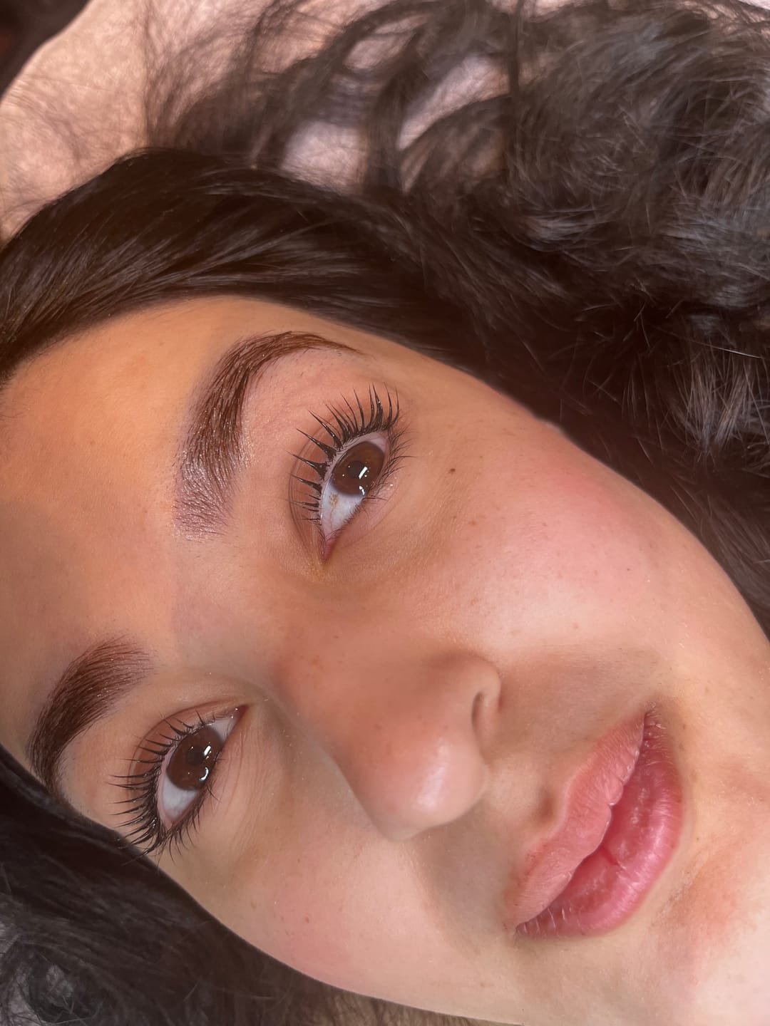 Customer photo review of Pure Care Lash & Brow Lift Pack