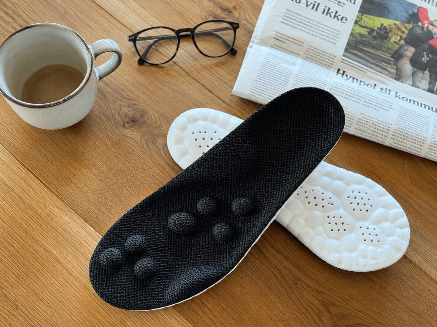 Customer photo review of Massage Insoles