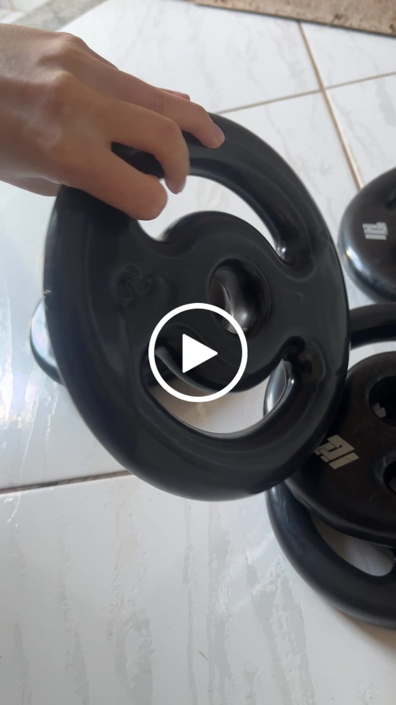 Customer video review of Anilha Emborrachada Furo 31mm