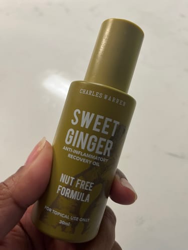 Customer photo review of [Nut-Free] Sweet Ginger Dry Oil for Sensitive Skin