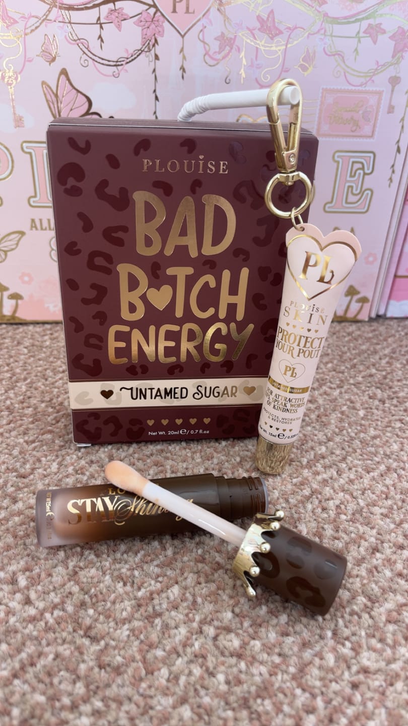 Customer photo review of Cheetah Bad Bitch Energy Lip Conditioner & Lip Oil Duo