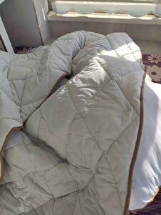 Customer photo review of Çift Kişilik Kuzu Yünü Yorgan 195x215 cm 3 kg Merinos Kuzu Yünü