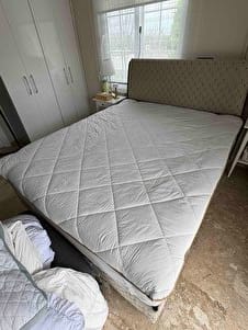 Customer photo review of 160x200 Yün Yatak Pedi Çift Kişilik 3 KG Merinos Kuzu Yünü