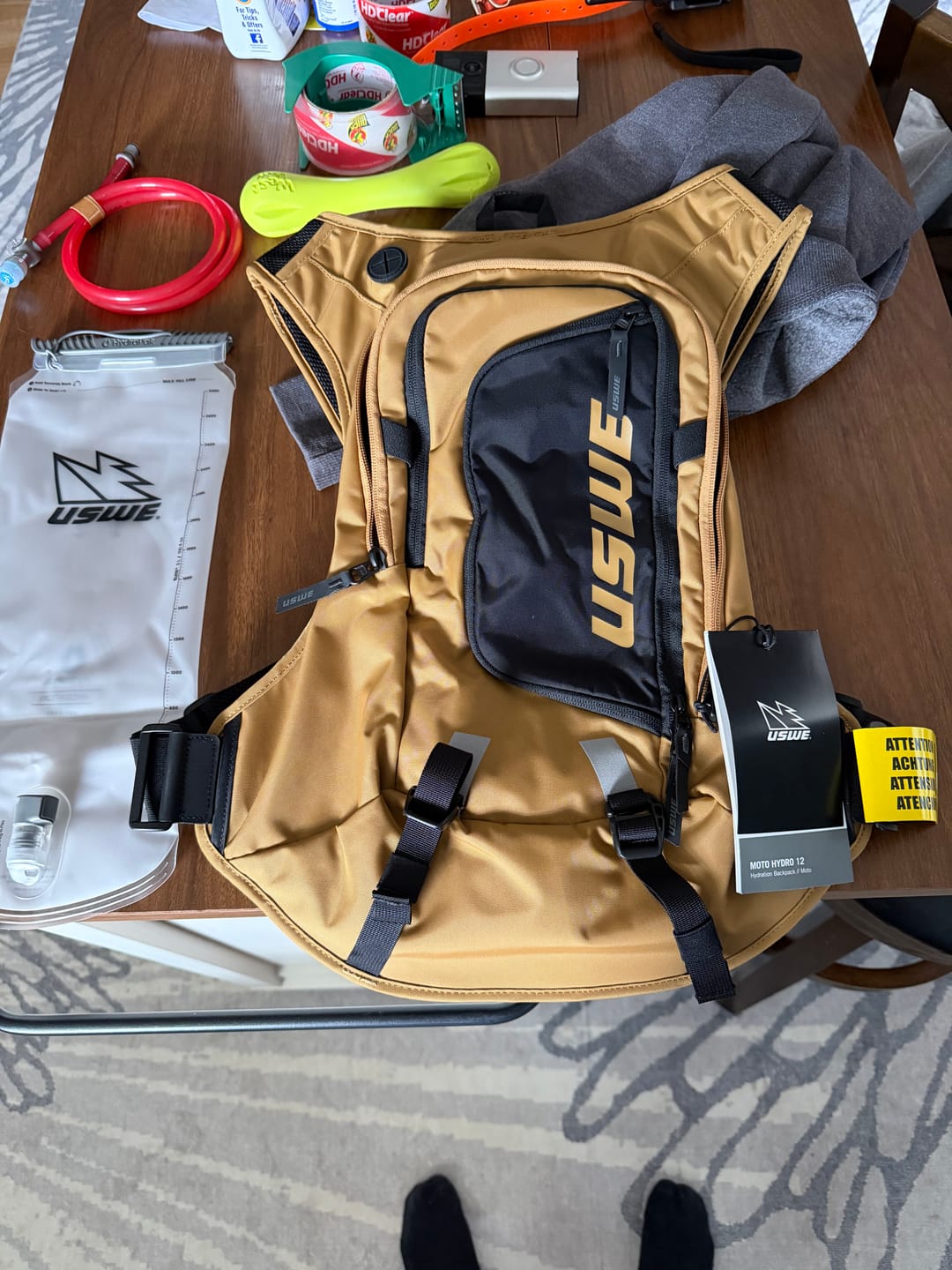 Customer photo review of Moto Hydro 12L Hydration Pack