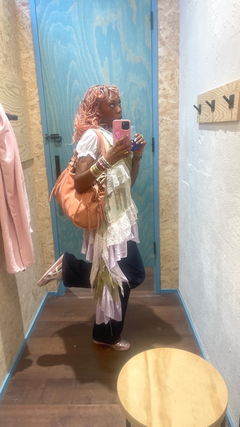 Customer photo review of It girl bag coral