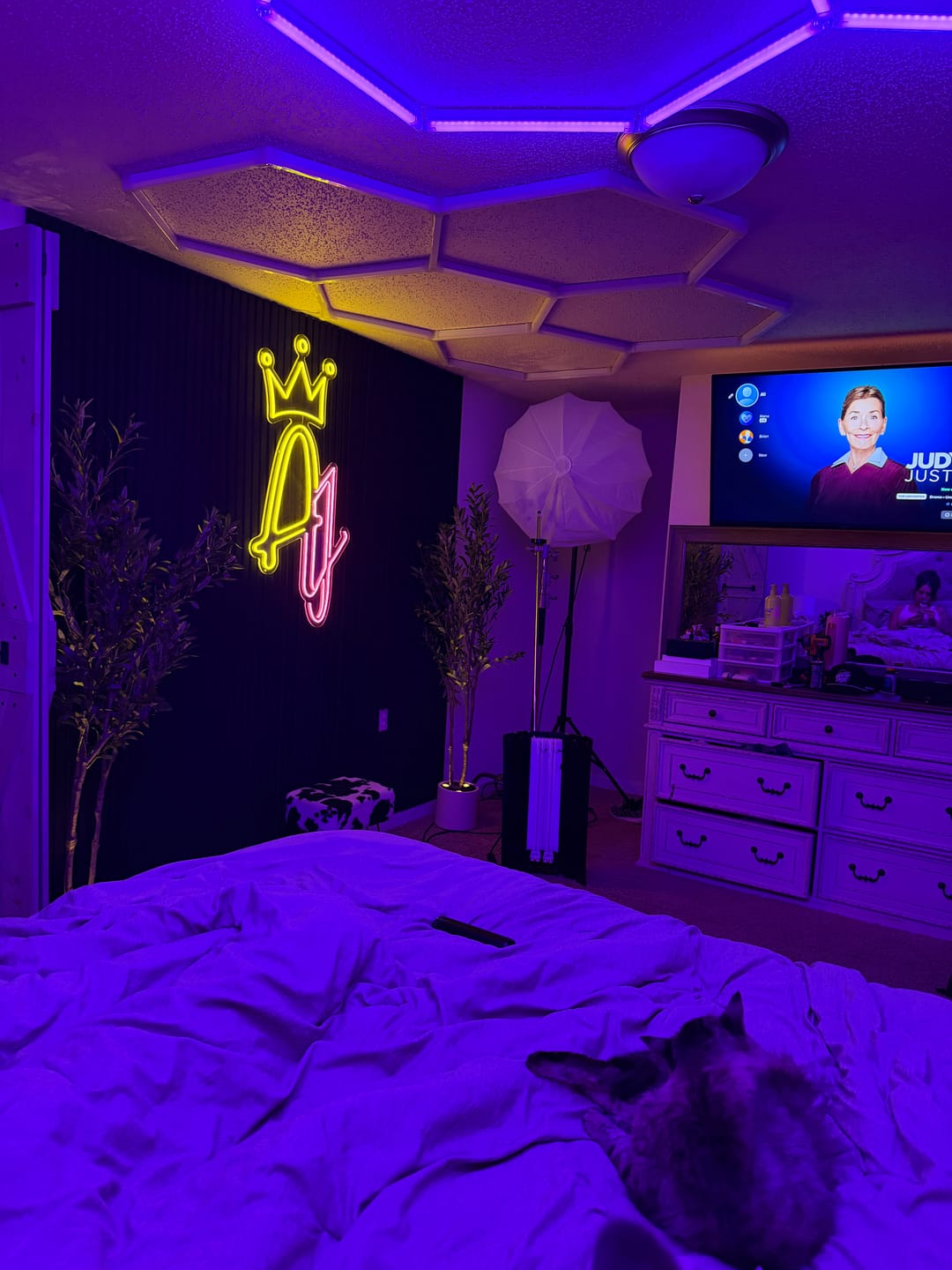 Customer photo review of Aj - Premium Neon Artwork