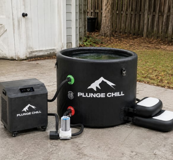 Customer photo review of 1HP Cold Plunge Chiller + Tub(Plus)